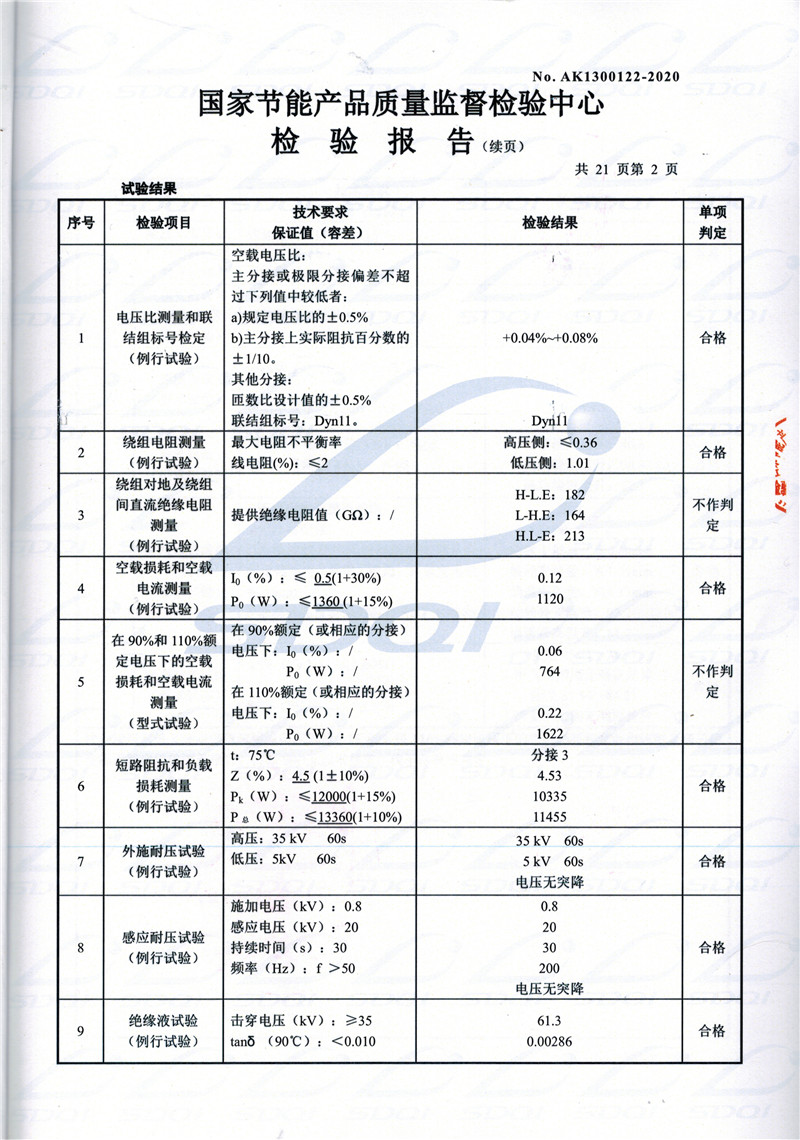 高低压试验报告-S11-1250嘉陵嘉陵嘉陵油浸式变压器-2.jpg